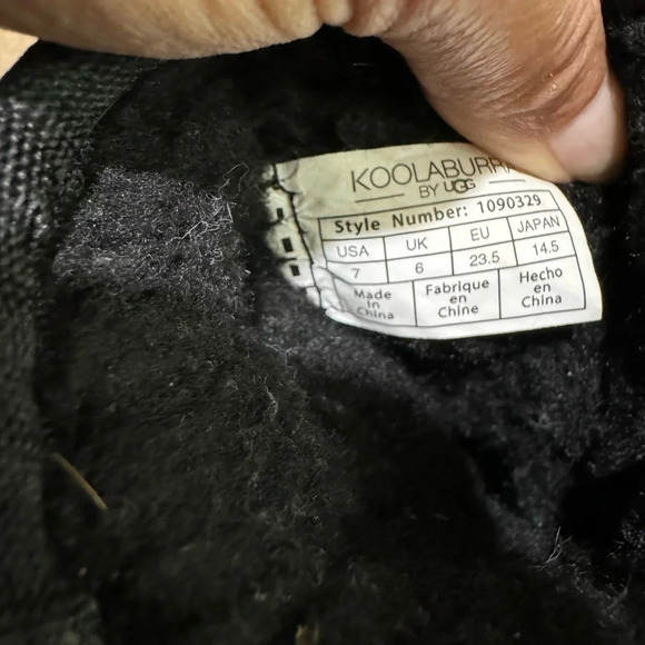 Koolaburra by UGG Kids' Koola Fashion Little Girls Boots Tdlrs 7 Black - Picture 6 of 7